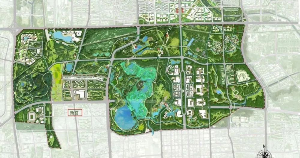 尤其是南苑湿地森林公园成为南中轴规划的核心.