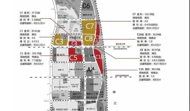 竞拍前一天长沙6宗地块中止出让滨江14800元㎡限价地在列