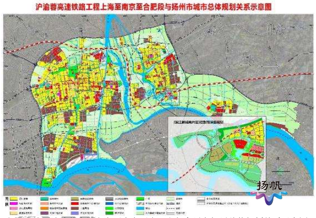 北沿江高铁二次环评公示扬州东站拟这样布局