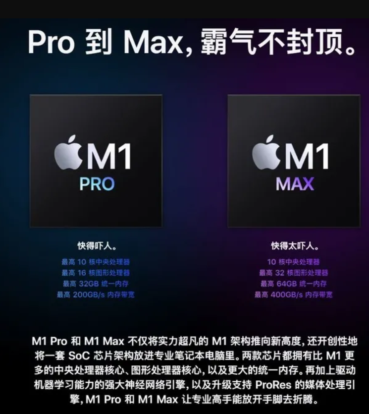 苹果再现土味宣传:m1max芯片"快得太吓人",东北老哥写文案?
