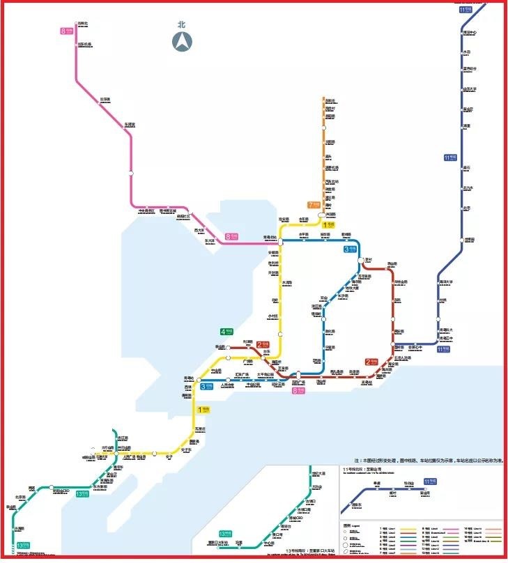 01┃壹 1号线是青岛地铁网里最重要的一条.
