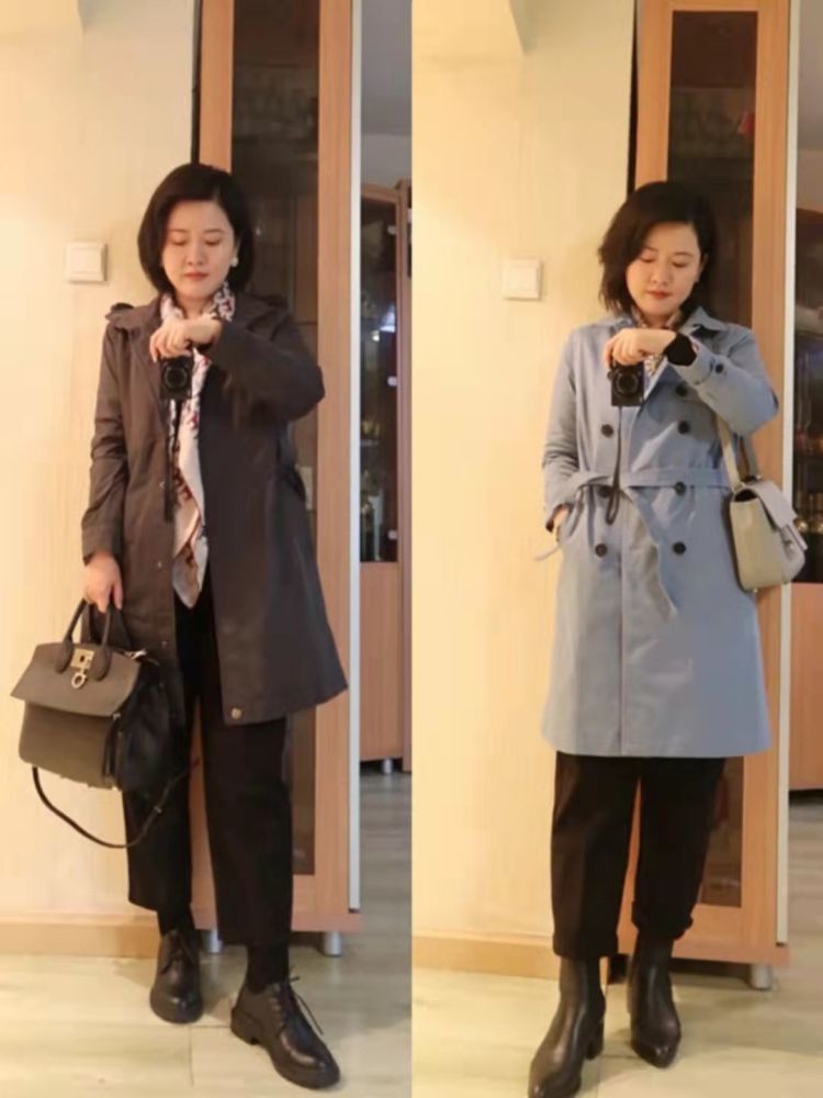 这才是微胖普通人的秋季穿衣典范,打扮优雅又实用,适合40岁女人