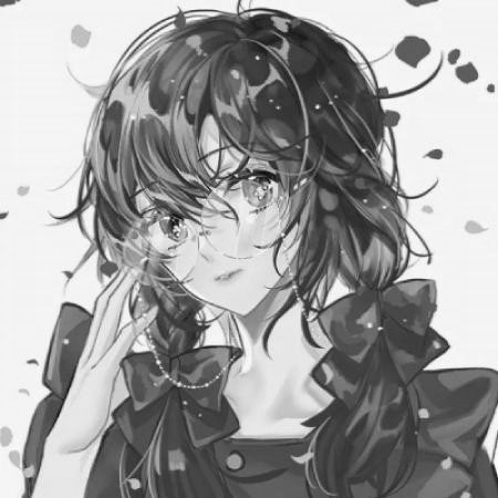 超霸气黑白二次元女生头像做自己的女王