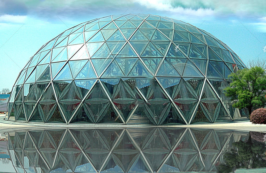 穹顶钢结构玻璃建筑是怎么做隔热防护措施的