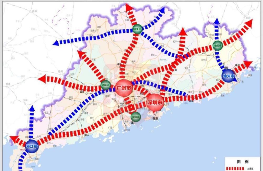 广东确定4个中心城市带动一核一带一区发展领跑粤港澳大湾区