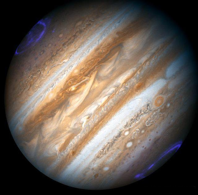 哈勃望远镜拍摄的木星