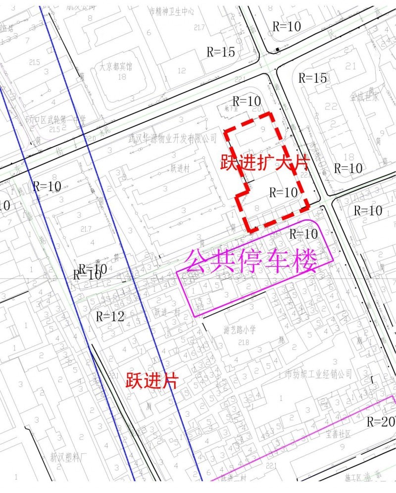 城投立城囍居:位于硚口区古田四路西侧,长安路北侧,设计用途为商业