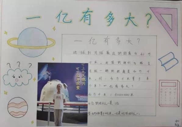 在家或者在外面找寻相应的实物自己去数,感受一亿到底有多大