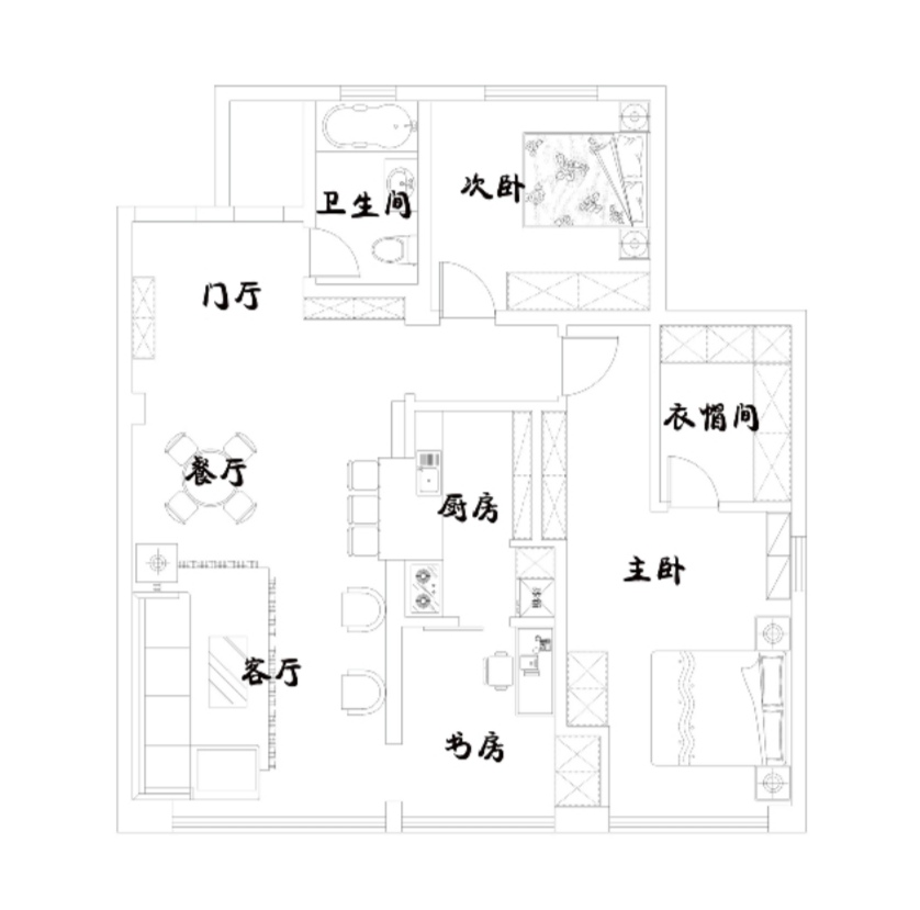 135㎡现代轻奢风,休闲吧台 隐藏式洗衣房,演绎极致完美生活!