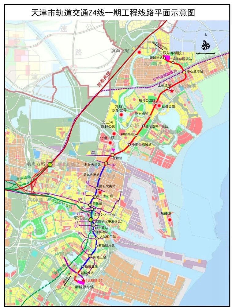 天津地铁信息大汇总涉及多个区域线路覆盖站点位置规划