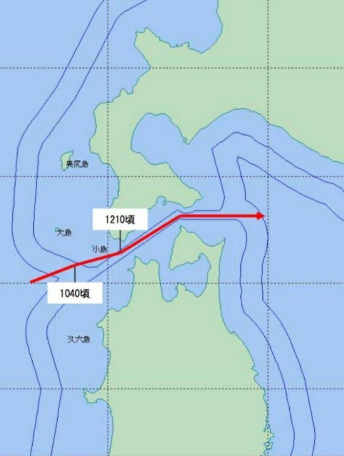 浩浩荡荡杀气腾腾中俄大舰队穿越津轻海峡日本举国反响强烈