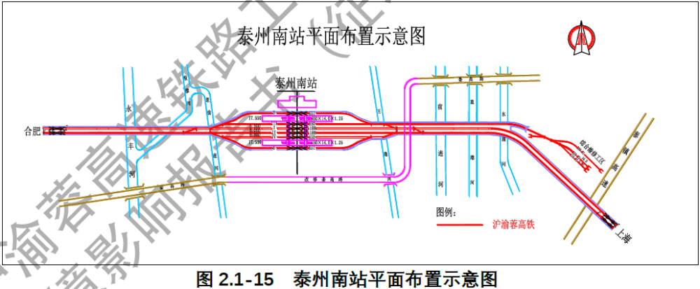 北沿江高铁站点首次披露!泰州南站2台6线!