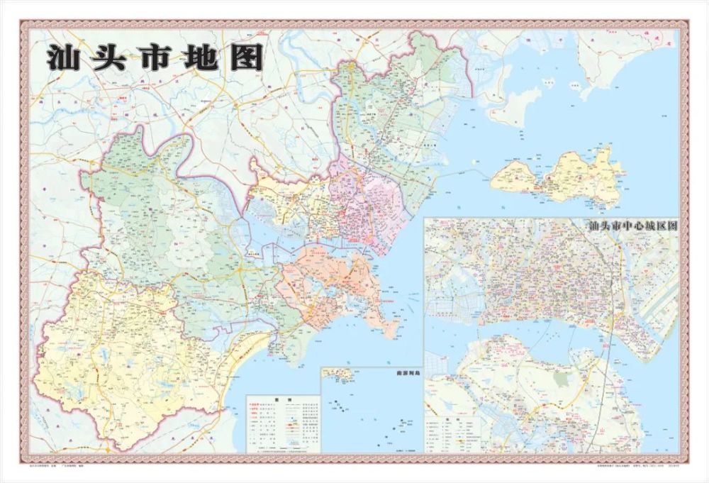 快收藏汕头市最新公众版地图来了六区一县的高清版都在这里