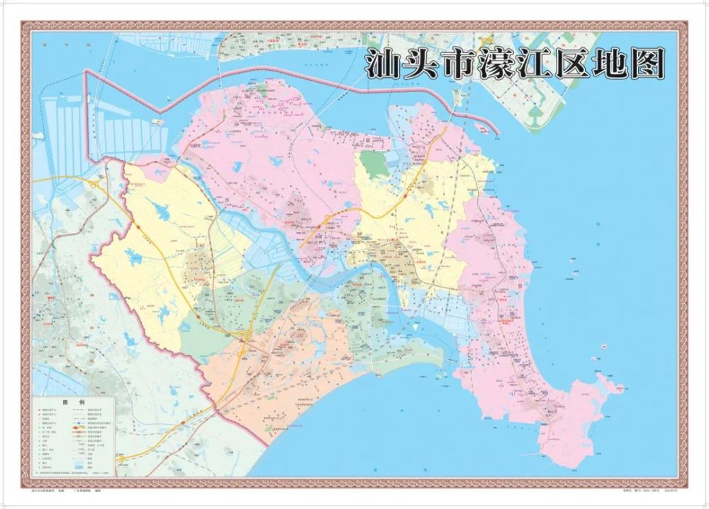 快收藏汕头市最新公众版地图来了六区一县的高清版都在这里