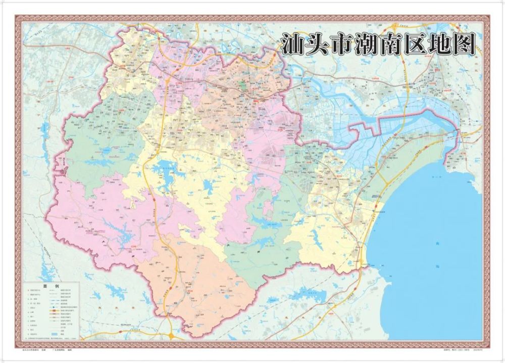 快收藏汕头市最新公众版地图来了六区一县的高清版都在这里