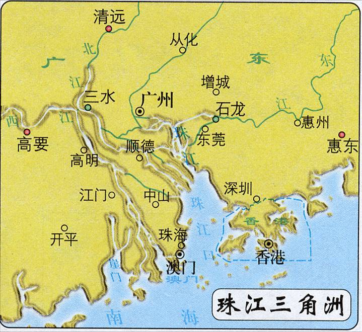 珠江地图