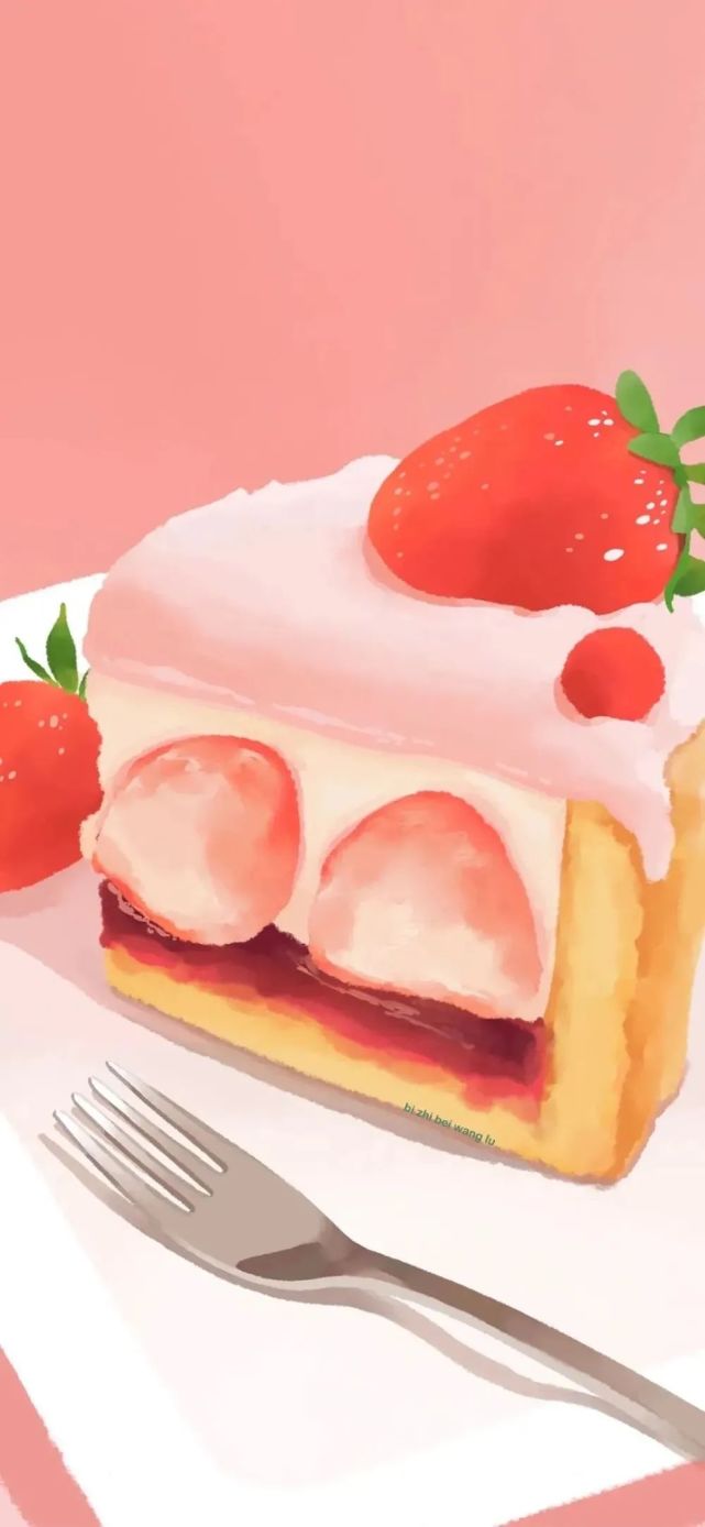 宝藏壁纸丨可爱卡通美食壁纸