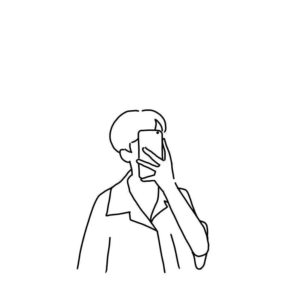 男生简笔画头像