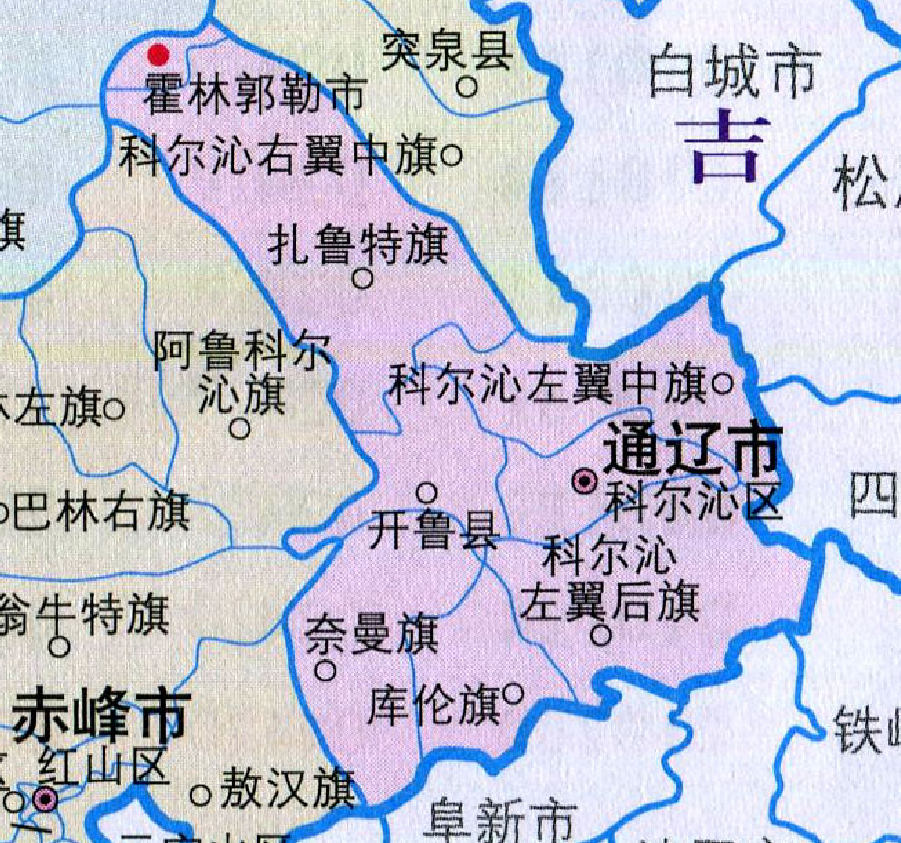 通辽市人口分布:开鲁县31.34万人,库伦旗15.11万人