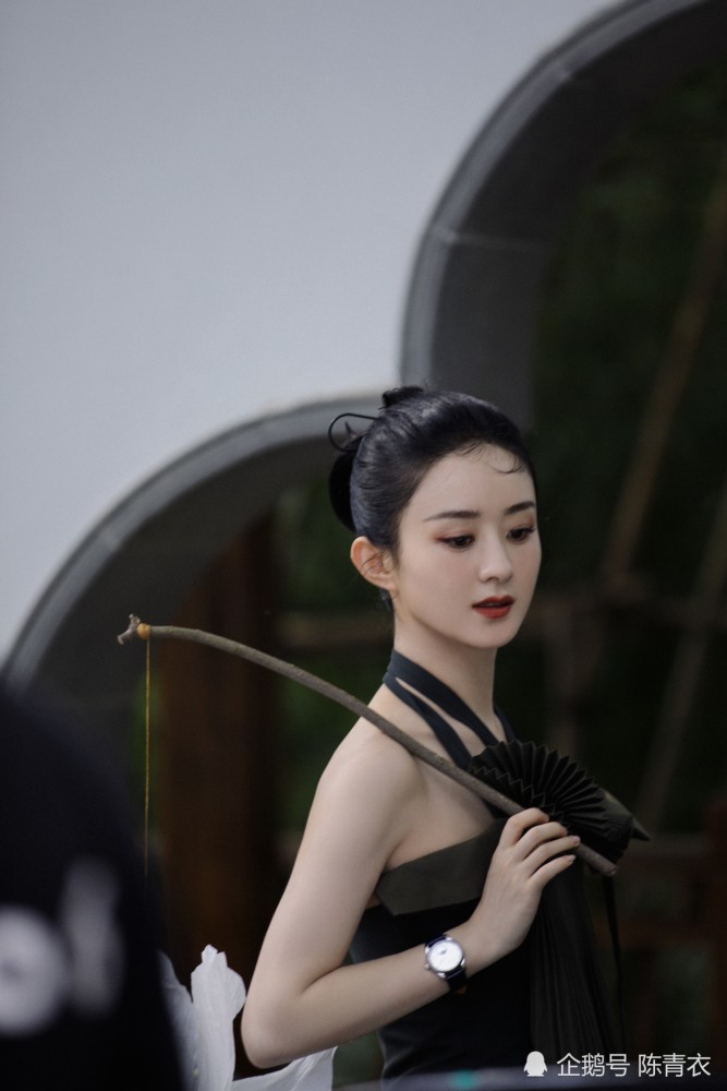 赵丽颖黑色系列优雅高贵写真