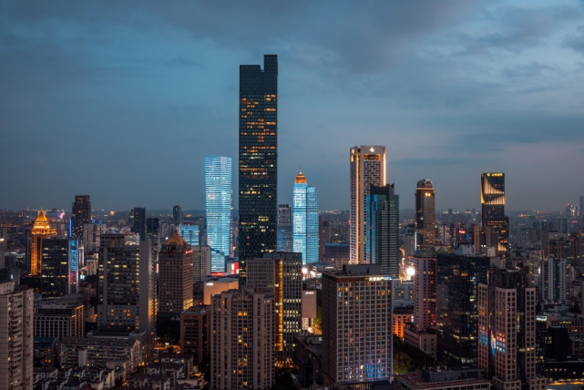 南京新街口夜景