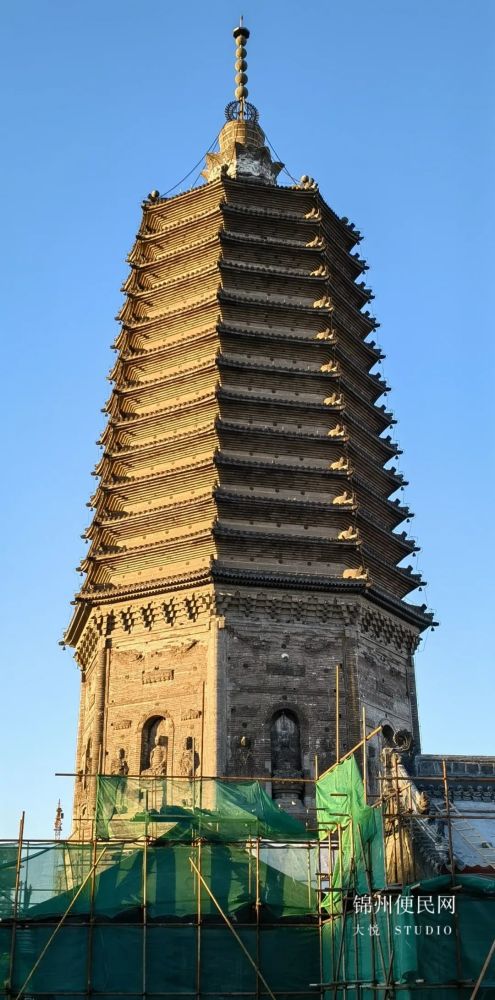 锦州古塔修复即将完工您知道为什么修这个塔吗