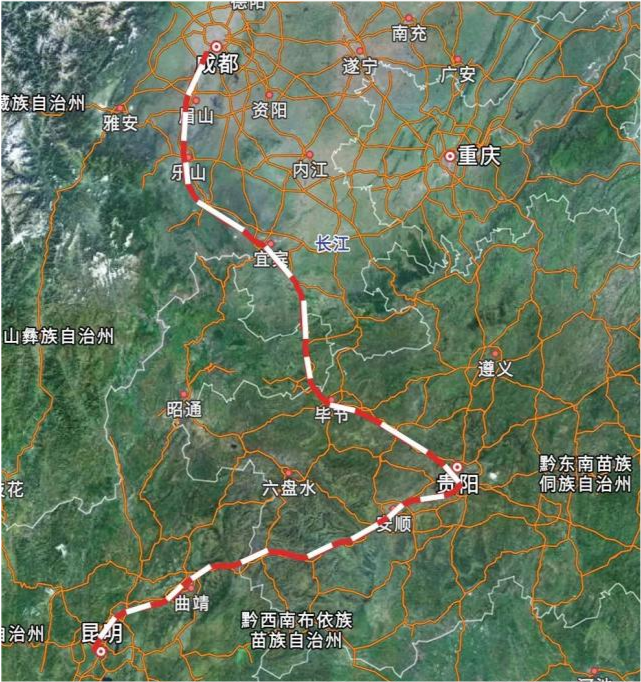 有人建议沿着原有成昆铁路建设,可以结束攀枝花以及西昌没有高铁的