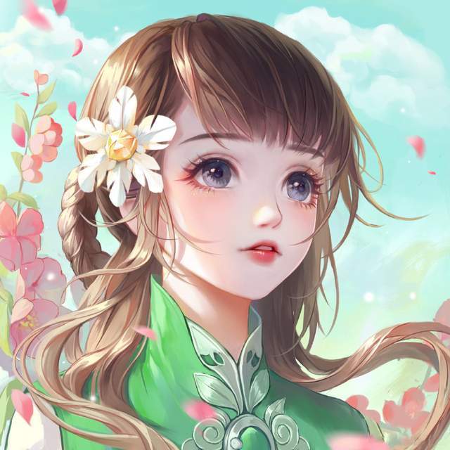 超可爱的古风q版头像紫紫老师yyds