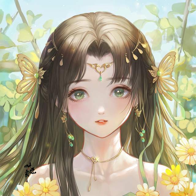 超可爱的古风q版头像紫紫老师yyds