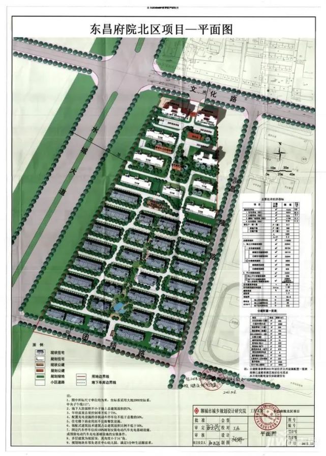 聊城度假区东昌府院北区项目修建性详细规划方案批后公布