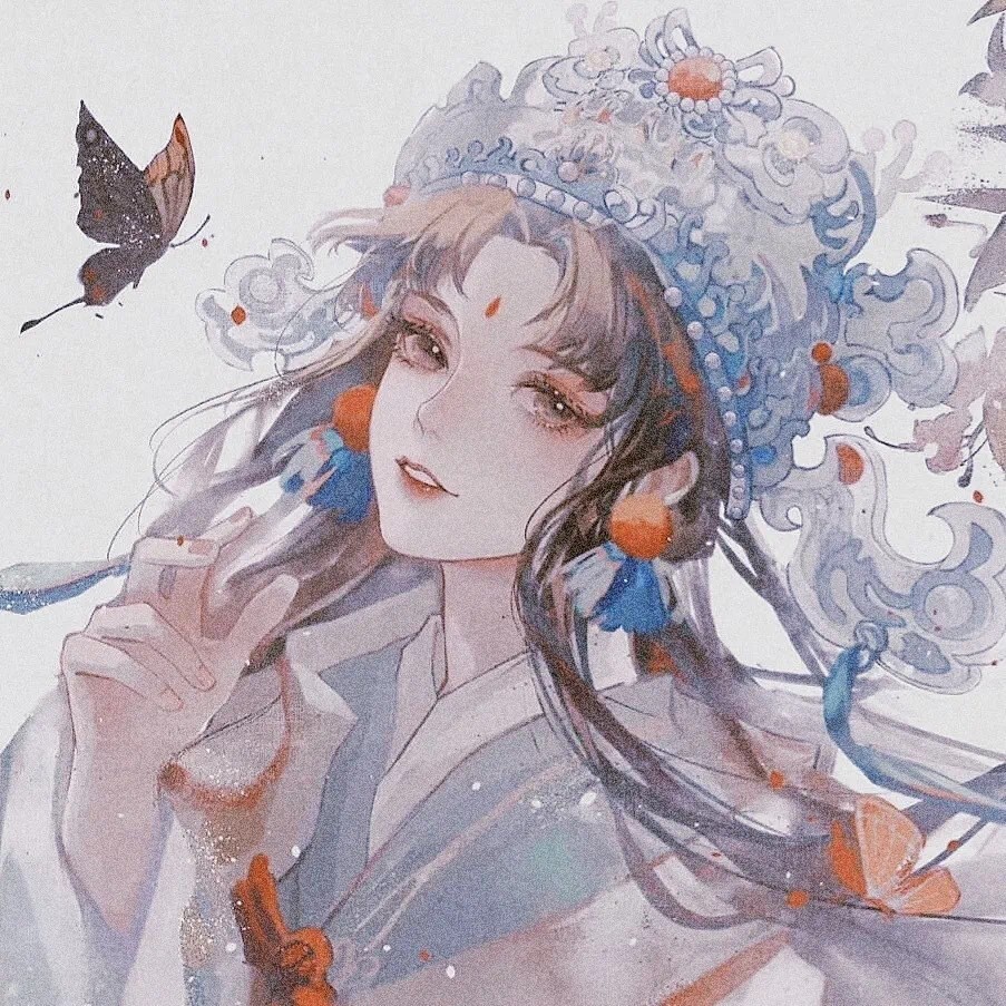 古风情头|曾借轩窗明月光,对镜描眉画红妆