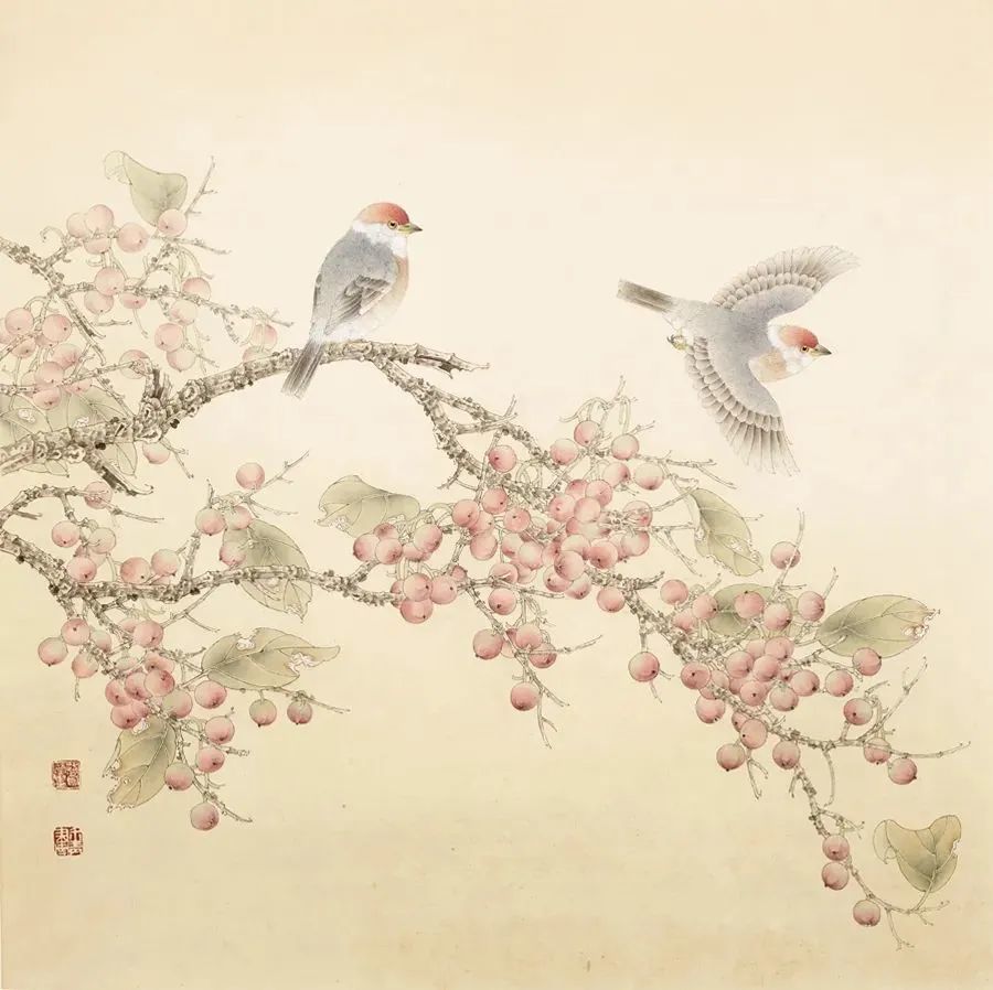 【艺术世界】且向花间留新照——陈禾青工笔花鸟画
