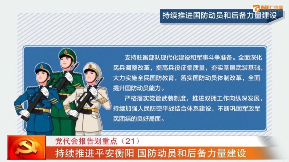 党代会报告划重点21持续推进平安衡阳国防动员和后备力量建设