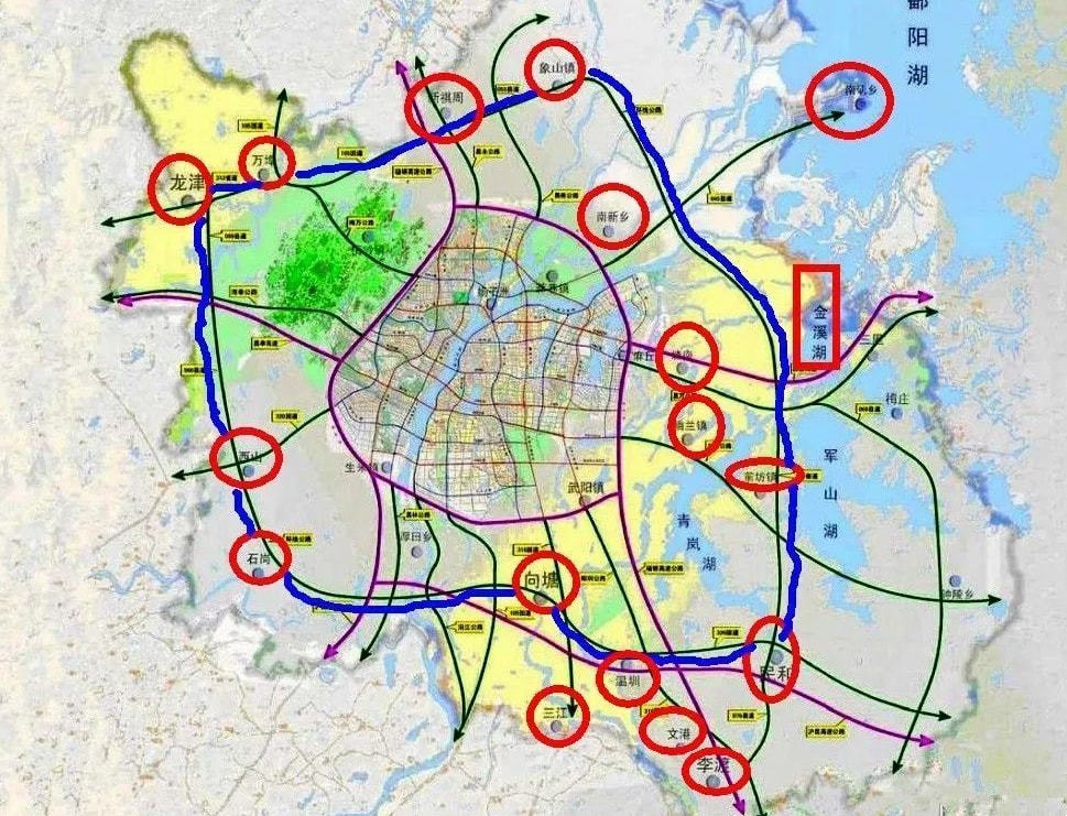 南昌西二环绕城高速,路线全长86km总投资153.