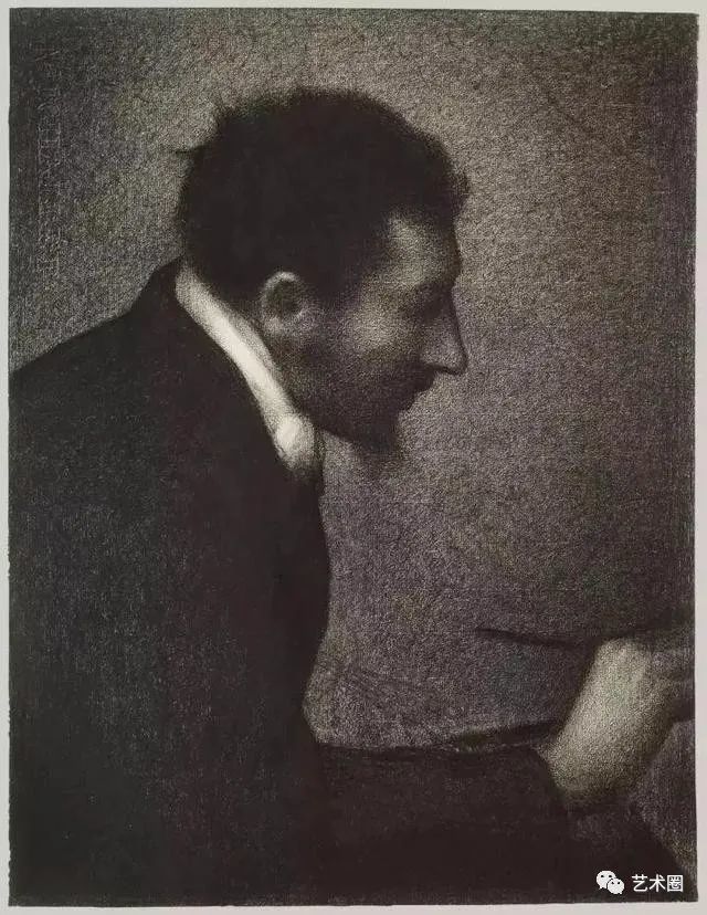素描i新印象派主义的大师修拉素描作品赏析
