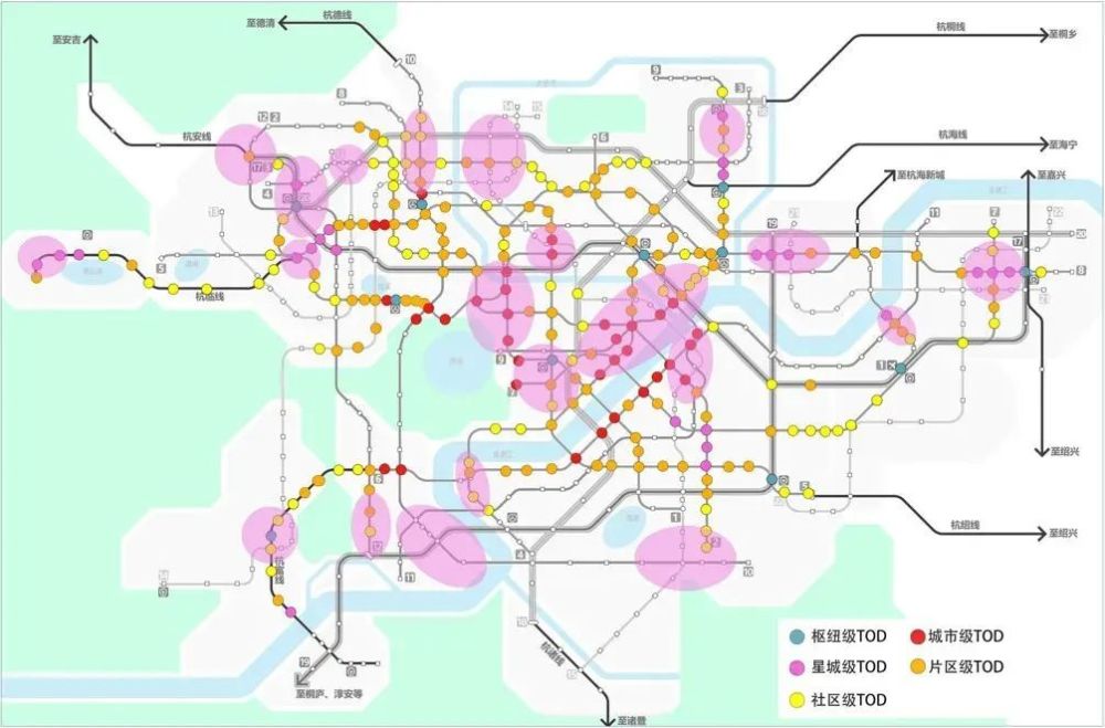 杭州2035年轨道交通tod规划草案发布