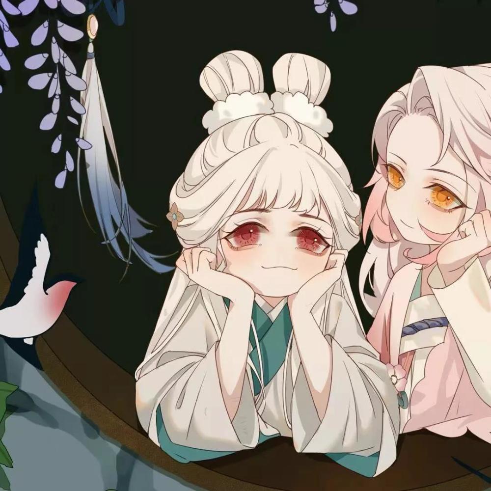 动漫闺蜜古风头妹妹安好就是晴天