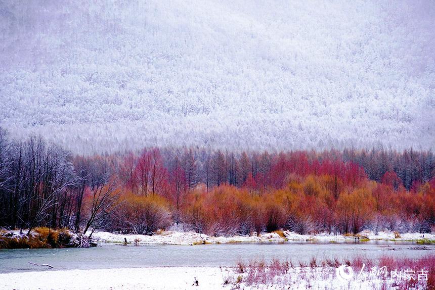 内蒙古根河雪景如画