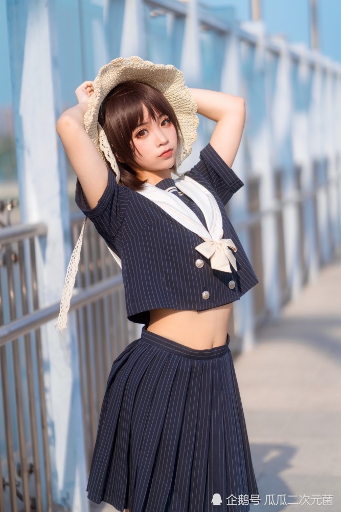 cosplay欣赏丨jk制服jk少女丨哎呀初秋的风可真淘气呀