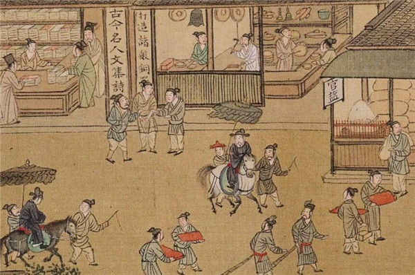 把清明上河图放大100倍看到一尴尬场景树下睡觉小伙在干什么