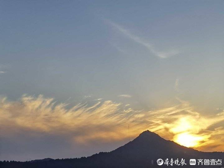图集天高云淡看济南唯美晚霞