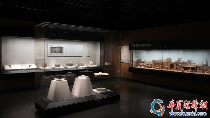 阳泉市博物馆展示了平定砂器制作流程和相关文物