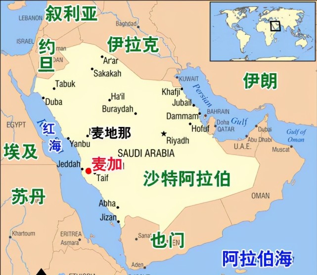 1991年萨达姆被收拾掉之前刚刚打下了科威特,陈兵十万在沙特阿拉伯