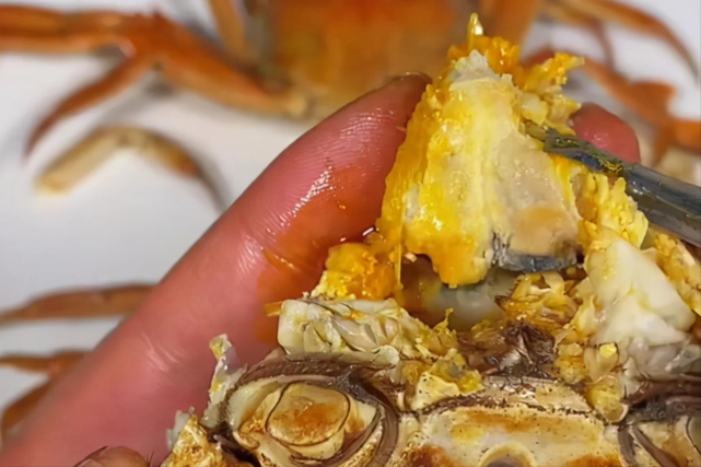 吃螃蟹时,懂的人从来不吃这7个部位,不仅难吃,还有害
