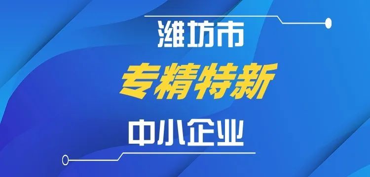 潍坊市"专精特新"中小企业申报条件