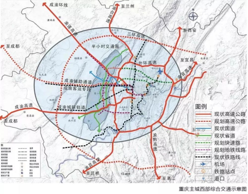 璧山"内畅城与乡,外联大都市"