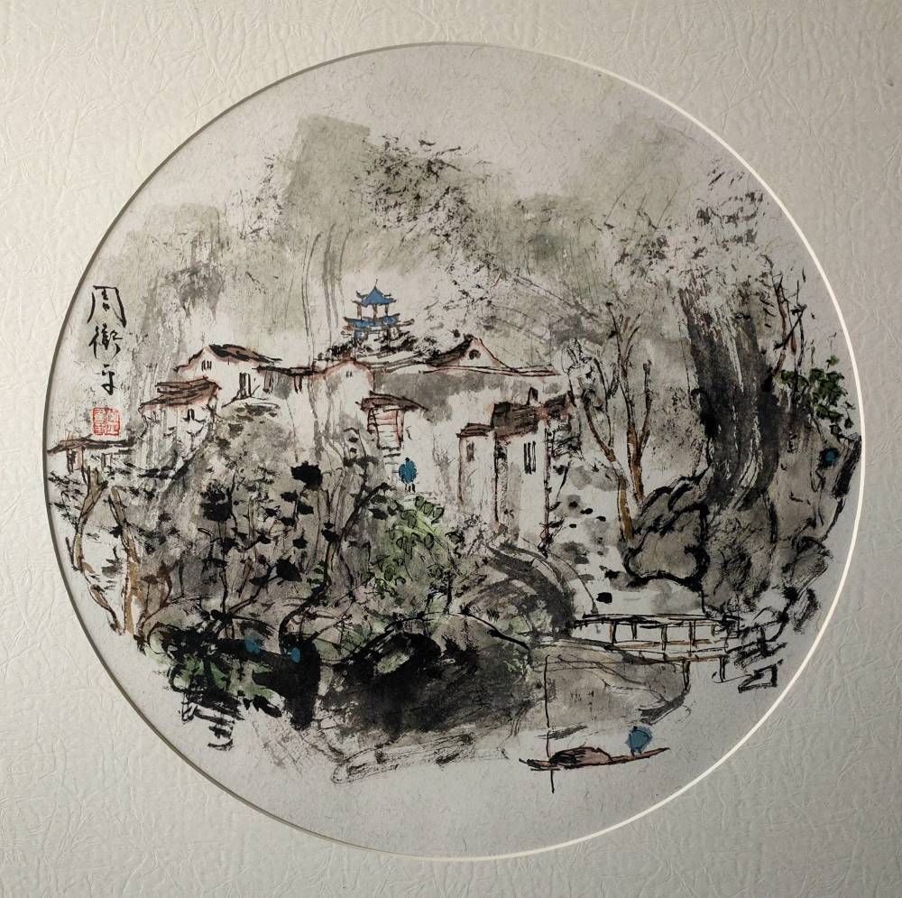 画家周卫平国画,油画作品欣赏