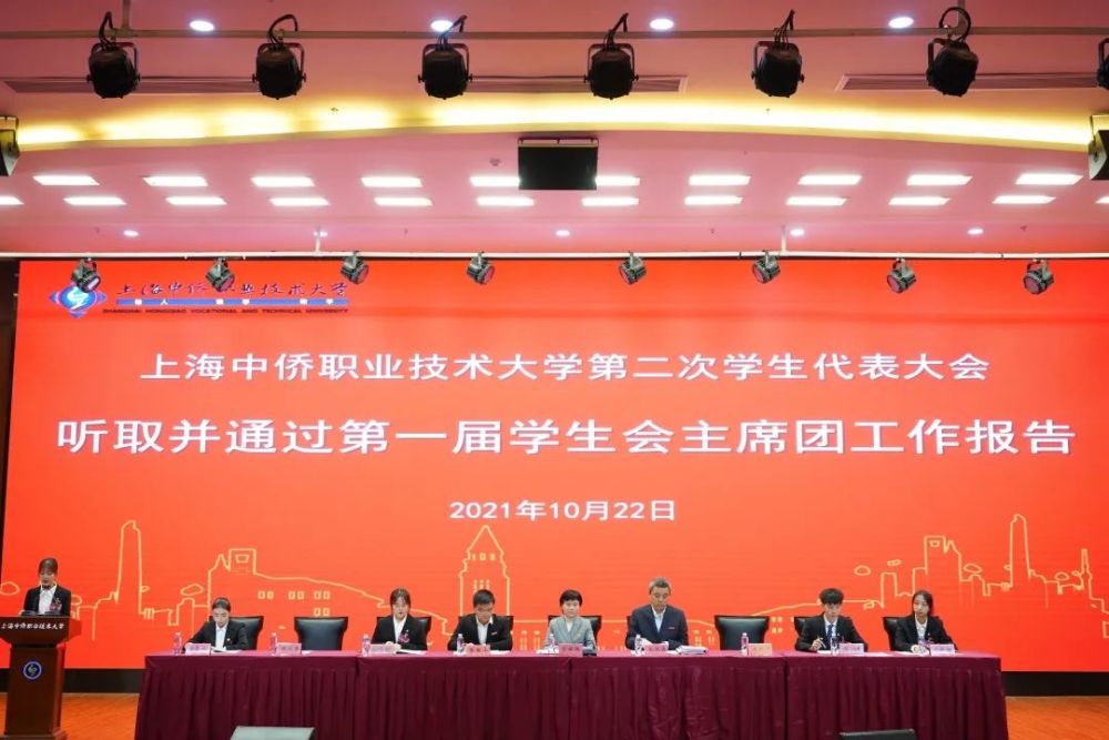 第2024期学代会上海中侨职业技术大学第二次学生代表大会顺利召开