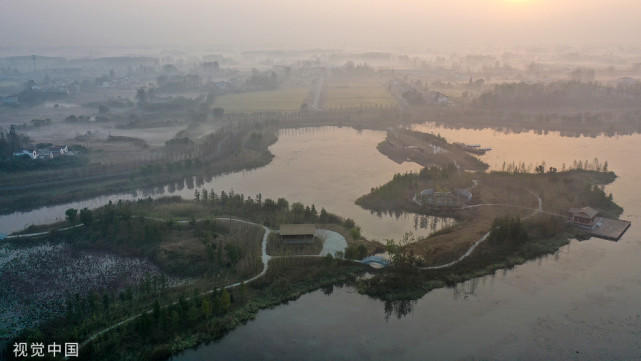 江苏扬州:北湖湿地公园即将开园纳客