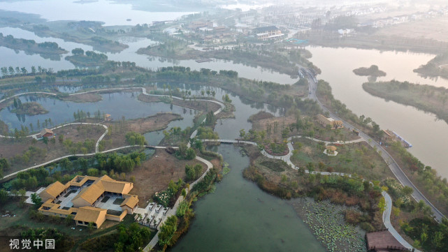 (来自:经典与时尚)江苏扬州北湖湿地公园风景.